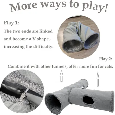 IntiMeg Tunnel pour chat pliable