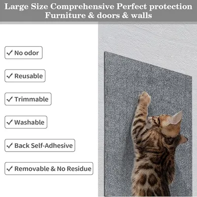 Pet Planet Chats Protecteur de Canapé Anti-Griffe