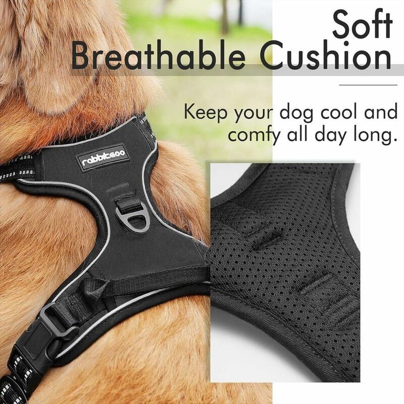 Harnais Chien Anti Traction, Arnet pour Chien Facile à Mettre Harnais