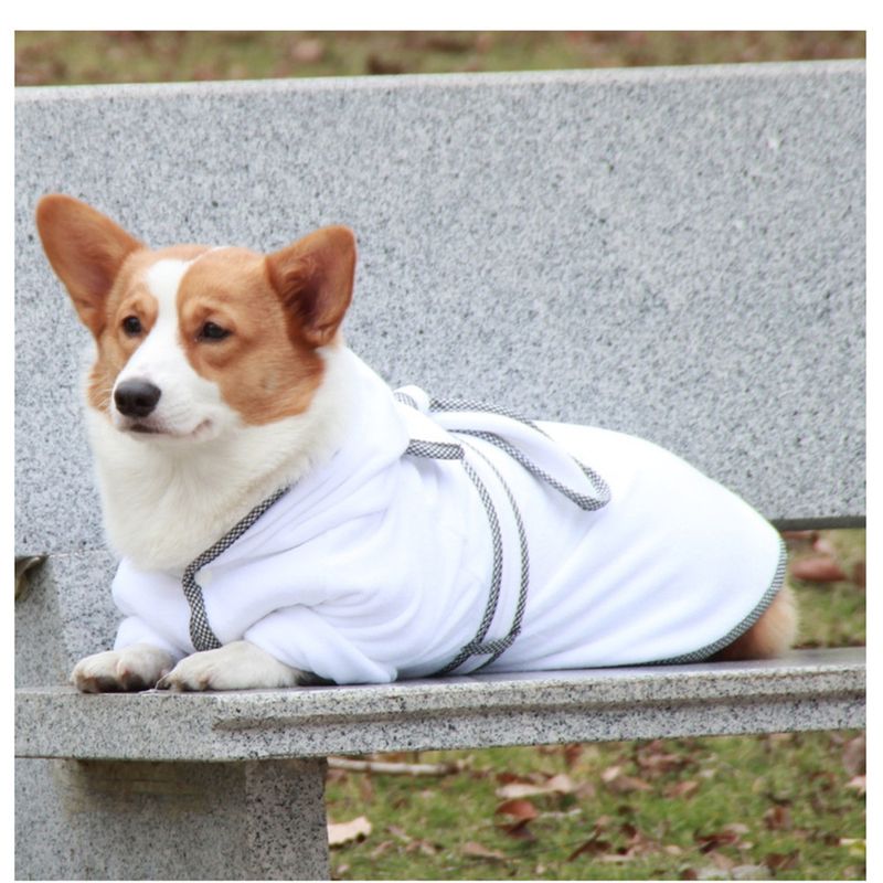 IntiMeg Peignoir en microfibre pour chien et chat