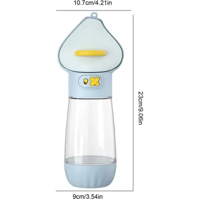 Pet Planet Botella de agua de viaje para perros