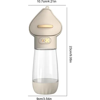 Pet Planet Botella de agua de viaje para perros