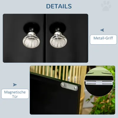 Gamelles, mangeoire surélevée avec 2 gamelles en acier inoxydable