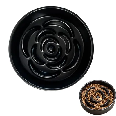 ZooVenture Moderne Gamelle en céramique noire Chien et Chat ZooVenture Moderne Gamelle en céramique noire Chien et Chat