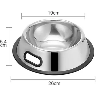 ZooVenture Gamelles inox caoutchouc pour chien