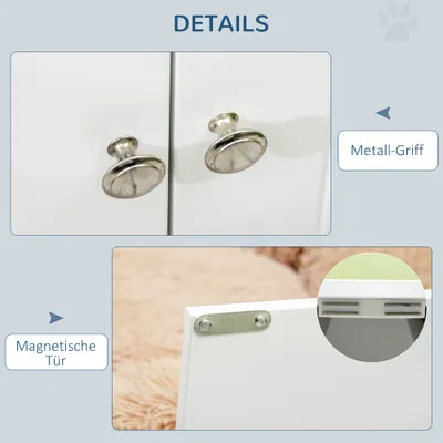 Gamelles pour chiens, mangeoire surélevée avec 2 gamelles en acier