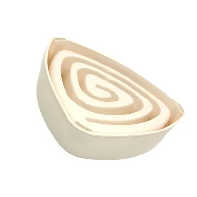 FurryFusion Gamelle anti - glouton triangulaire pour chien