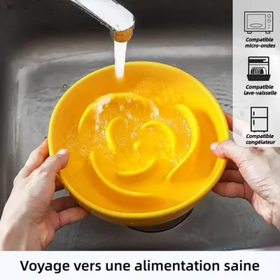 ZooVenture Moderne Gamelle en céramique noire Chien et Chat