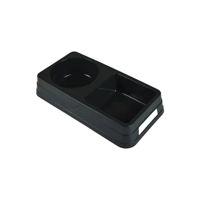 Double gamelle pour chien ou chat en plastique