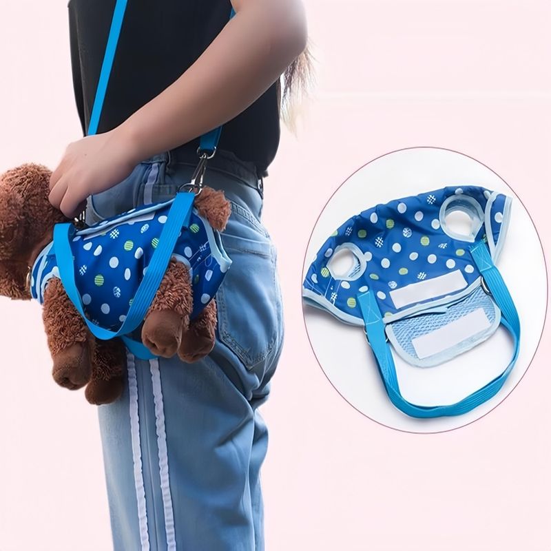 FurryFusion Sac de transport à bandoulière pour petits chiens