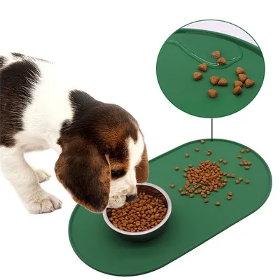 Pet Planet Alfombrilla de silicona para alimentar mascotas