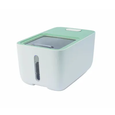 MPETS - Container croquettes BOXI -10 L -Vert & Blanc