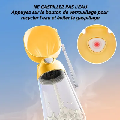 Pet Planet Bouteille d'eau de voyage pour chien