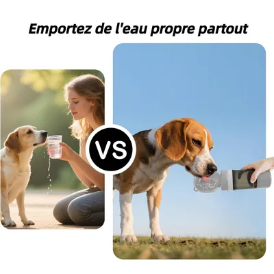 Pet Planet Botella de agua de viaje para perros