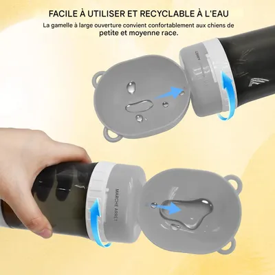 Pet Planet Botella de agua de viaje para perros
