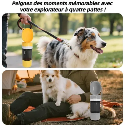 Pet Planet Botella de agua de viaje para perros