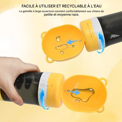 Pet Planet Botella de agua de viaje para perros