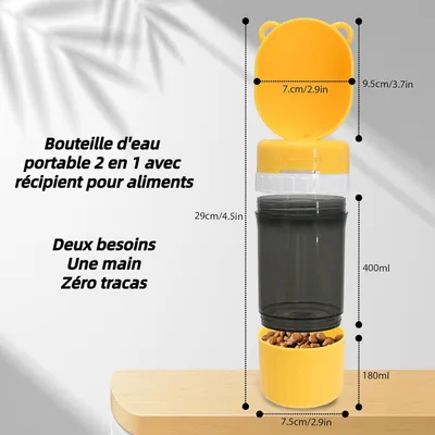 Pet Planet Bouteille d'eau de voyage pour chien
