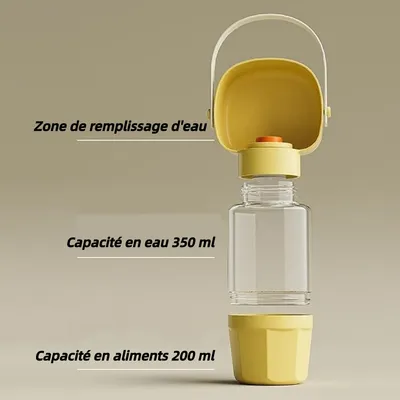 Pet Planet Botella de agua de viaje para perros