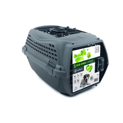 MPETS Caisse transport ECO GIRO - M - 57.2 x 36.5 x 32.76 cm - Grise MPETS Caisse transport ECO GIRO - M - 57.2 x 36.5 x 32.76 cm - Grise