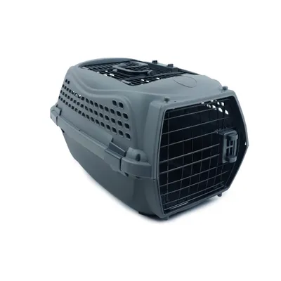 MPETS Caisse transport ECO GIRO - M - 57.2 x 36.5 x 32.76 cm - Grise