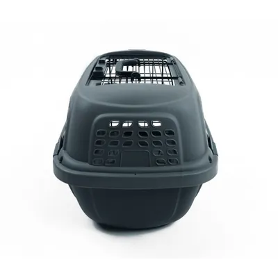 MPETS Caisse transport ECO GIRO - S - 51,6 x 32,7 x 29,6 cm - Grise