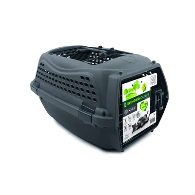 MPETS Caisse transport ECO GIRO - S - 51,6 x 32,7 x 29,6 cm - Grise MPETS Caisse transport ECO GIRO - S - 51,6 x 32,7 x 29,6 cm - Grise