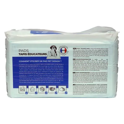 PET DESIGN PADS Tapis educateur chien 60x60 - 30 tapis