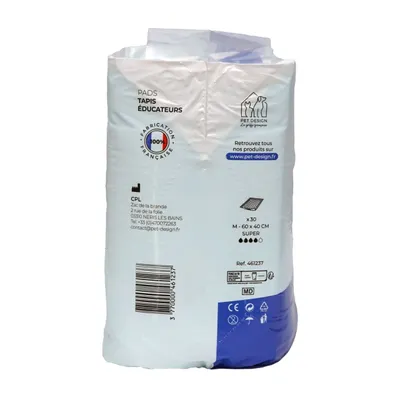 PET DESIGN PADS Tapis educateur chien 40x60 - 30 tapis