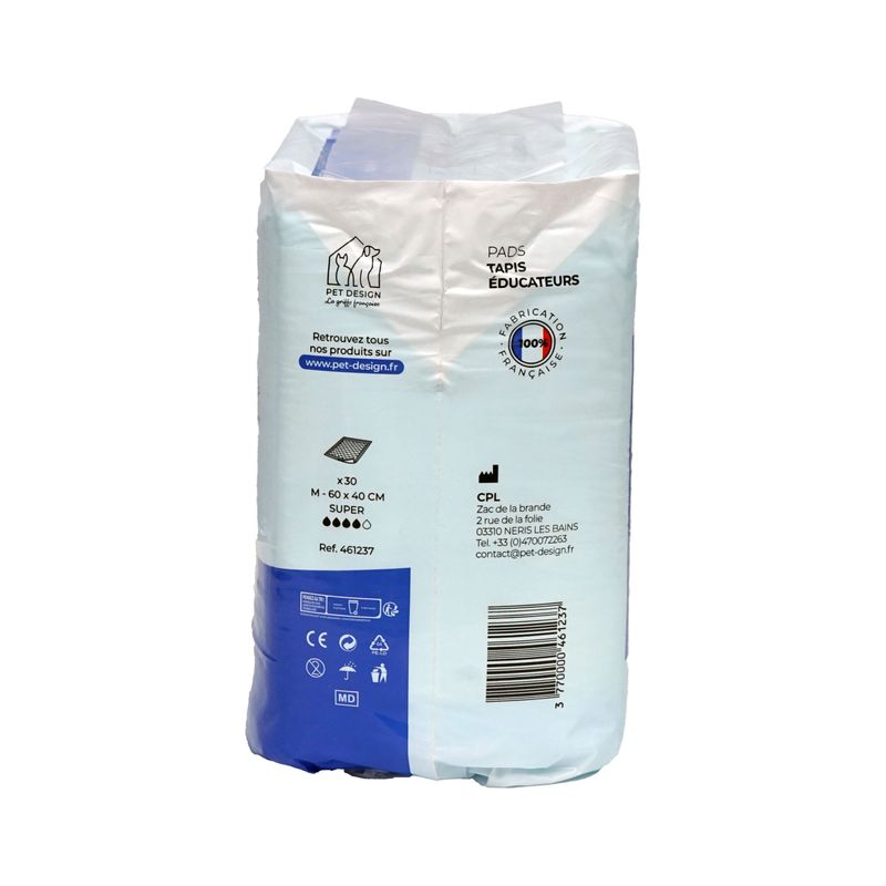 PET DESIGN PADS Tapis educateur chien 40x60 - 30 tapis