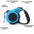 ZooVenture 5m formation marche enrouleur laisse pour chien