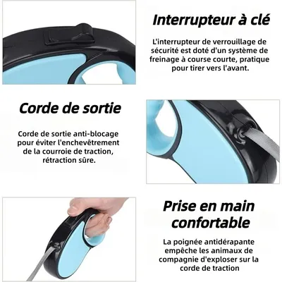 ZooVenture 360° extensible Laisse rétractable pour Chien