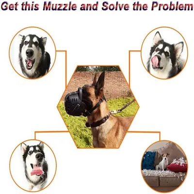 Muselières pour Animaux de Compagnie,Cuir Fait à,Chiens Moyenne et Grande