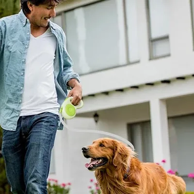 ZooVenture Antidérapante Laisse rétractable pour Chien