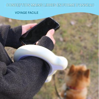 ZooVenture Laisse rétractable LED 3m pour chien