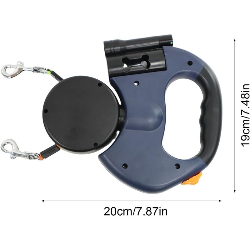 ZooVenture 300cm double enrouleur laisse pour chien