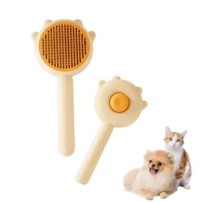 Petopia Brosse 2 en 1 pour chat et chien, nettoyage et massage