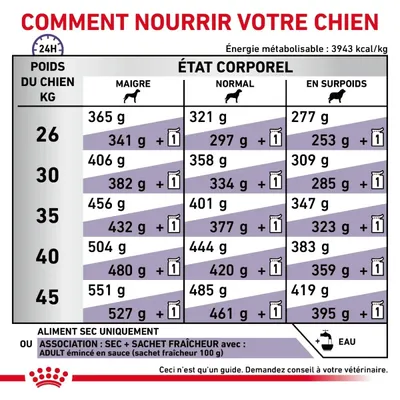 ROYAL CANIN -   chien VET DOG ADULT LARGE