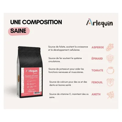 Arlequin -   PETITE RACE SAUMON D'ECOSSE SANS CÉRÉALES