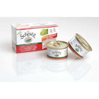 Multipack 4 x 85 g.-Chien-en gelée-CARTON DE 6-THON BAR