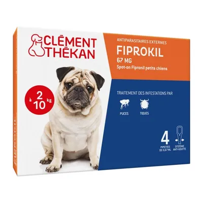 Clement Thékan - FIPROKIL DUO CHIEN 2-10 KG - CLEMENT THEKAN