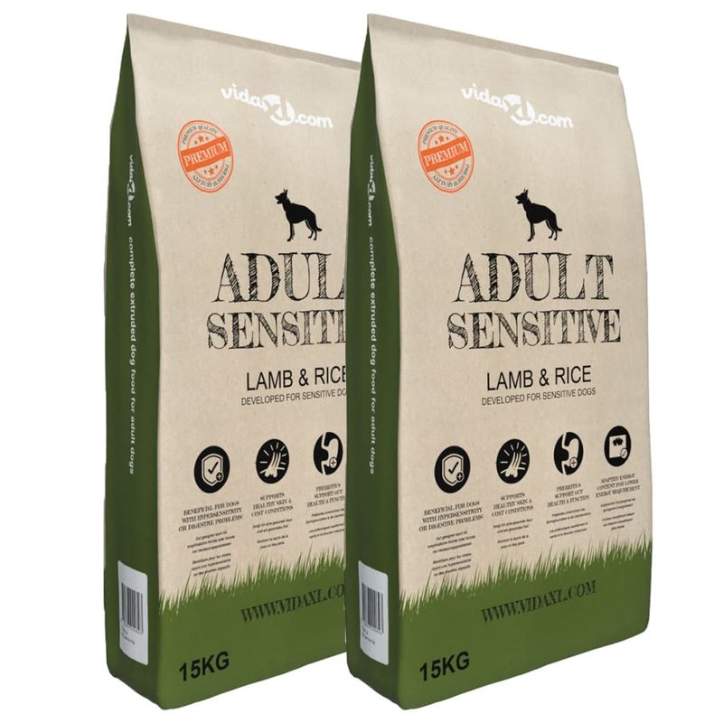 vidaXL Croquettes Adult Sensitive pour chien