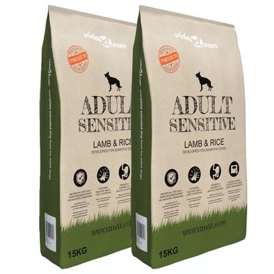 vidaXL Croquettes Adult Sensitive pour chien