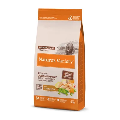 NATURE'S VARIETY - Hundefutter - Ausgewähltes mittelgroßes Hähnchenfleisch