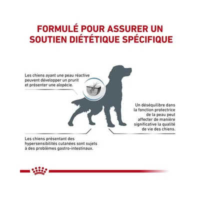 ROYAL CANIN -   chien VET DOG SKIN CARE