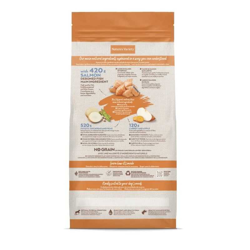 NATURE'S VARIETY - CROQUETTE CHIEN - ORIGINAL MEDIUM/MAX  SAUMON