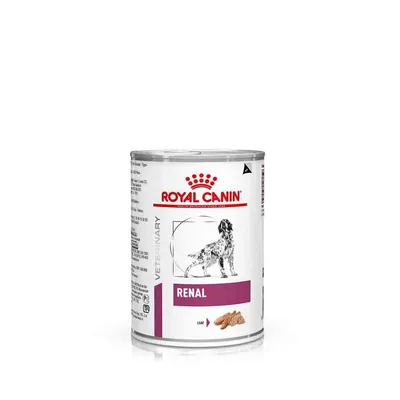 ROYAL CANIN - Patée chien VET DOG RENAL (boite 12x410g)
