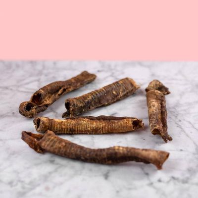 Trachée d'agneau – Mastication gourmande pour chiens – 200g