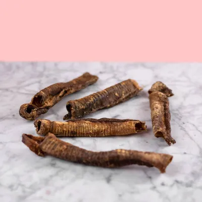 Trachée d'agneau – Mastication gourmande pour chiens – 200g