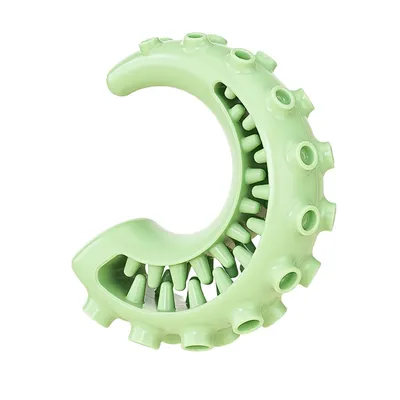 FurryFusion Juguete masticable para perros con forma de tentáculo calamar